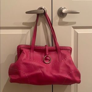 BCBG Maxazria pink leather bag